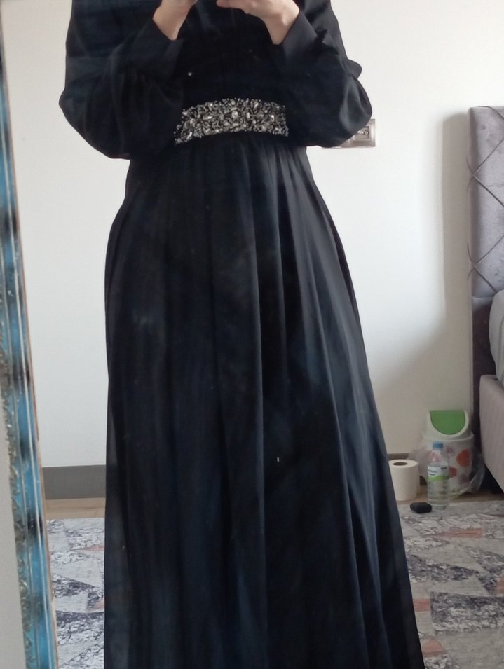 tesettür Kadın Elbise abiye - Görsel 4