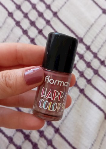 Flormar Happy Colors Pembe Oje