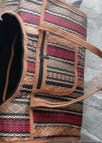 Etnik Desenli Çok Renkli Bebek Çantası - Görsel 4