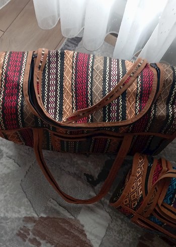 Etnik Desenli Çok Renkli Bebek Çantası - Görsel 2