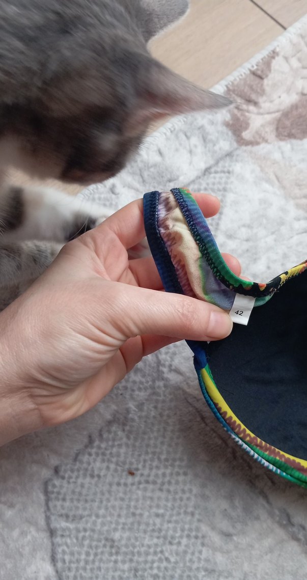 Renkli Bağlama Desenli Kadın Bikini Üstü - Görsel 2