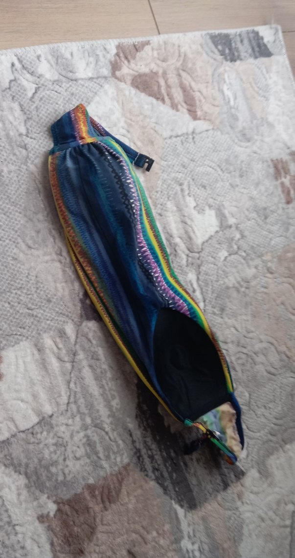 Renkli Bağlama Desenli Kadın Bikini Üstü - Görsel 5