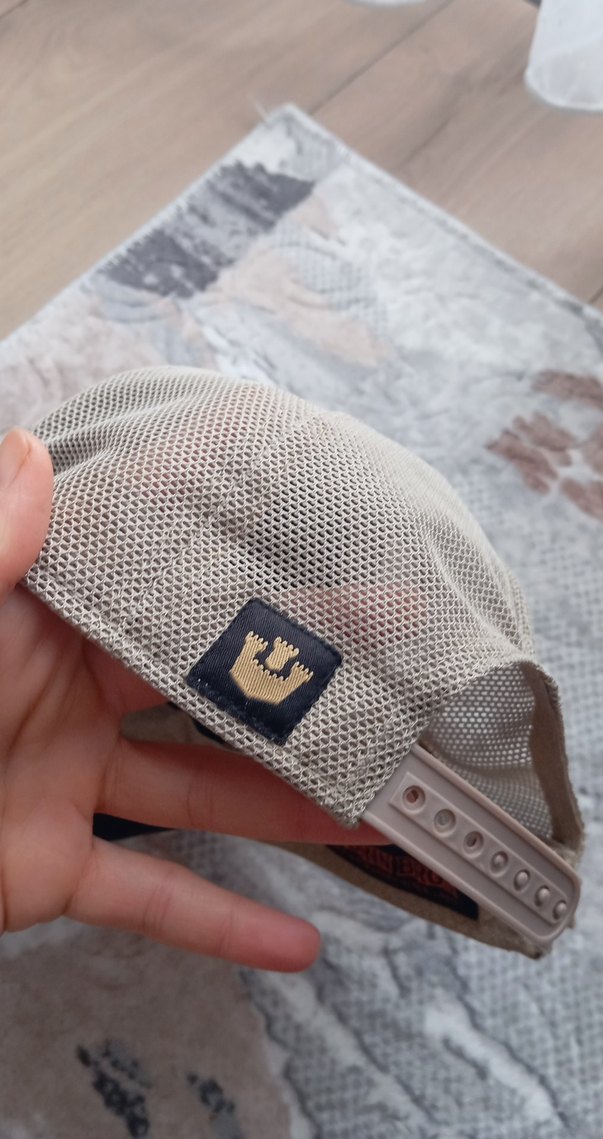 Gri Erkek Street Wear Şapka Aslan İşlemeli - Görsel 4