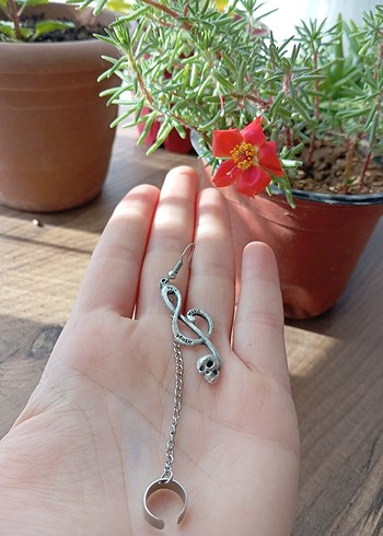 Desenli Bohem Küpe tekli küpe - Görsel 2