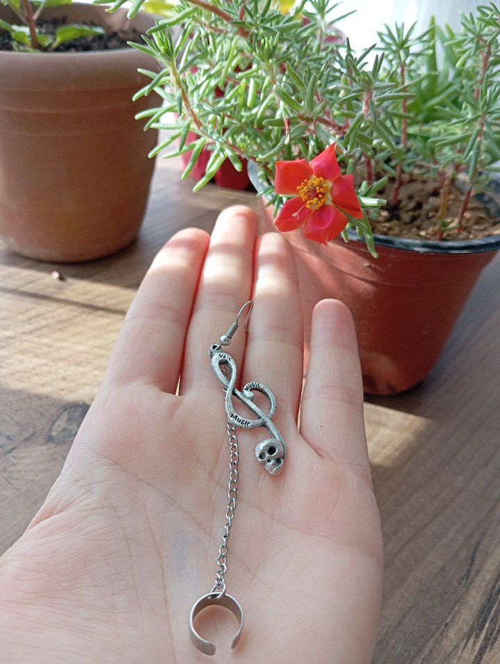 Desenli Bohem Küpe tekli küpe - Görsel 2