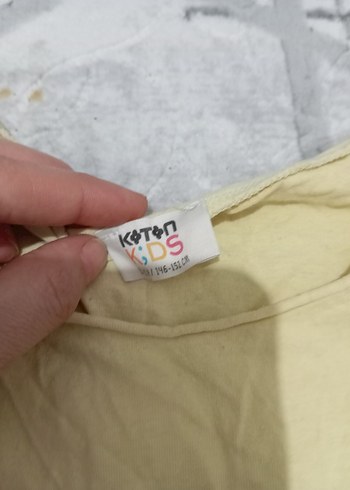 Koton Sarı Baskılı Erkek Kolsuz Jersey Tişört