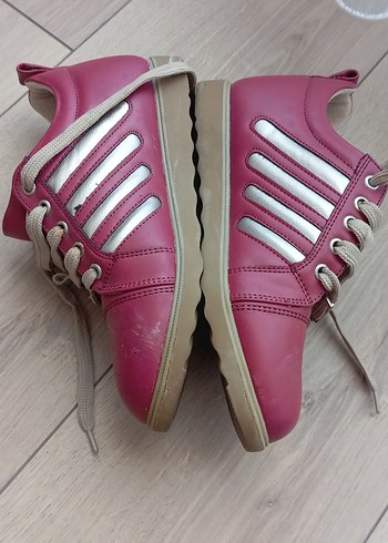 39 Beden pembe Renk Kadın Pembe Bağcıklı Spor Ayakkabı