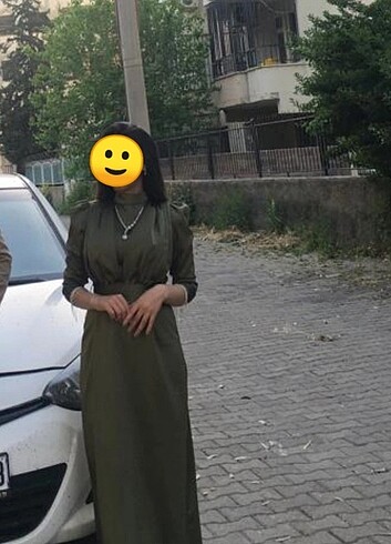 s Beden Kalın saten abiye elbise