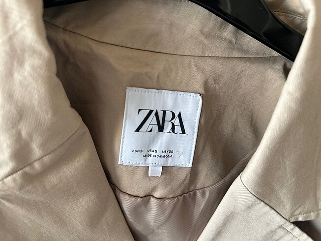 Zara Zara orijinal kısa trençkot