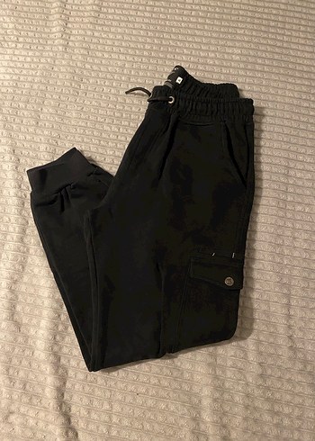 Siyah Bel Kemerli Erkek Outdoor Eşofman - Görsel 6