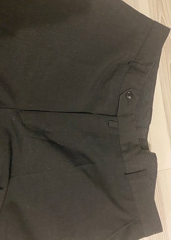 Siyah Regular Fit Ofis Pantolonu - Görsel 2