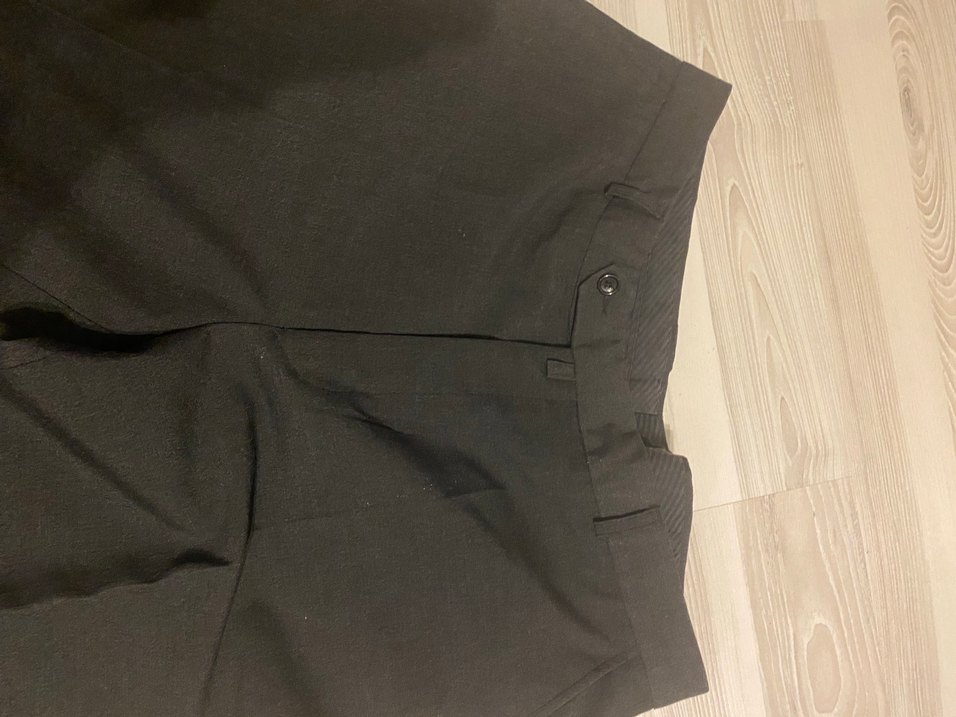 Siyah Regular Fit Ofis Pantolonu - Görsel 2