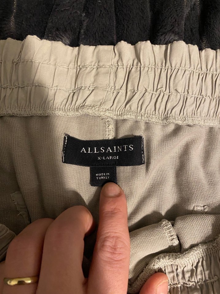 Bej Rahat Kesim erke Kumaş Pantolon - Görsel 5