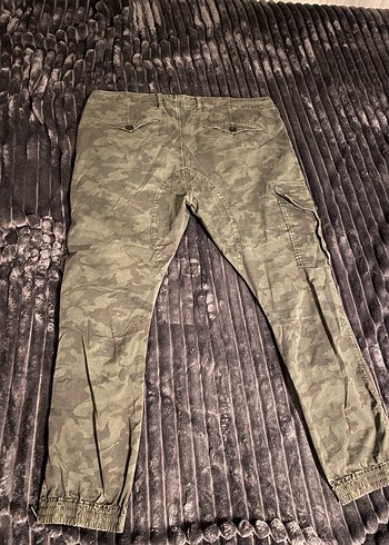 Kahverengi Kamuflaj Desenli  Kot Pantolon - Görsel 8