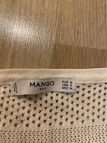 m Beden beyaz Renk Mango bluz