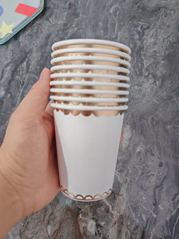 Beyaz Happy Birthday Parti Tabakları - Görsel 5