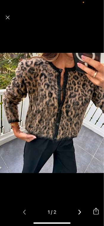 Leopar hırka