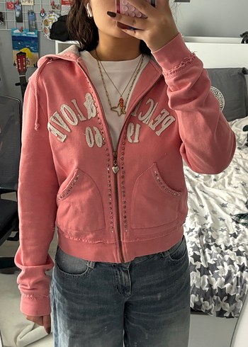 Vintage Fermuarlı Sweatshirt River Island