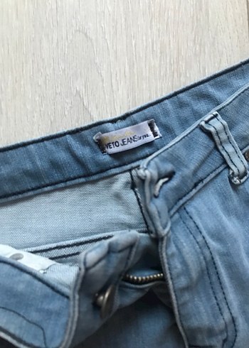 American Vintage Kadın Mavi Yırtık Kot Şort