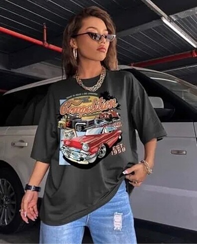 oversize vintage tişört