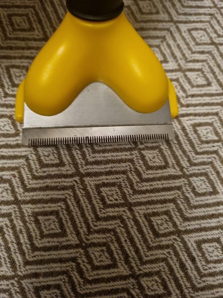 Sarı Kedi Tüyü Toplayıcı Tarağı - Görsel 4