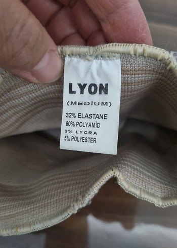 Bej Elastik Dizlik M beden - Görsel 3