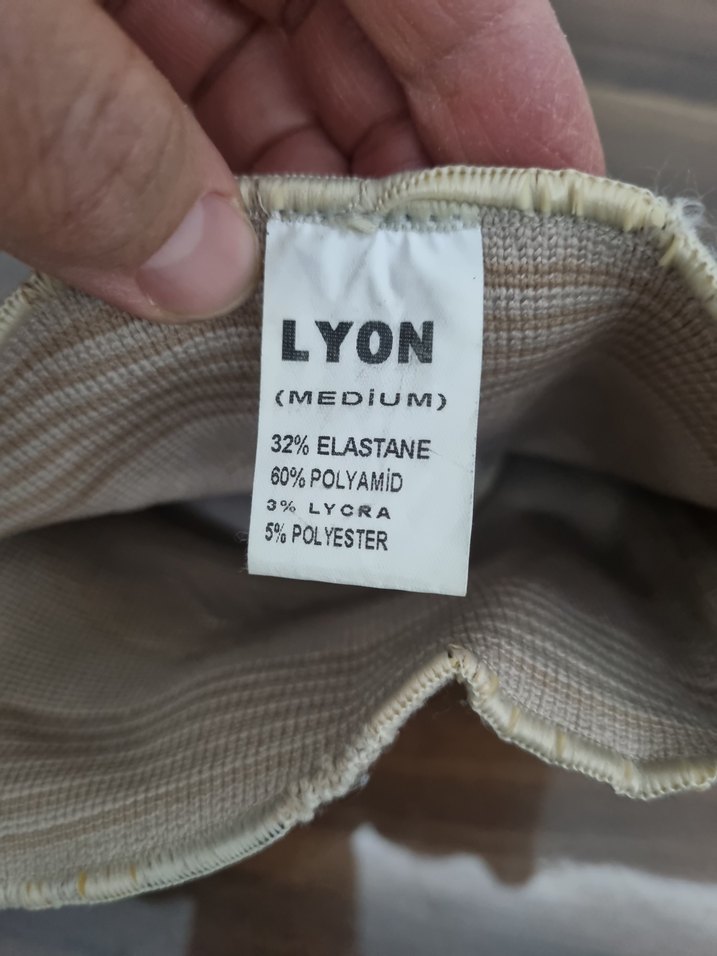 Bej Elastik Dizlik M beden - Görsel 3