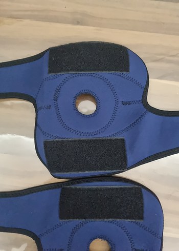 Mavi Biker Dizlikler Velcro Bantlı - Görsel 2