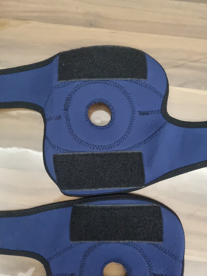 Mavi Biker Dizlikler Velcro Bantlı - Görsel 2