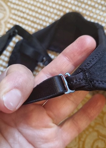36 Beden siyah Renk Siyah Goth Tarzı Sütyen 80 beden