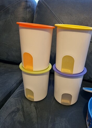  Beden çeşitli Renk Tupperware saklama kapları 