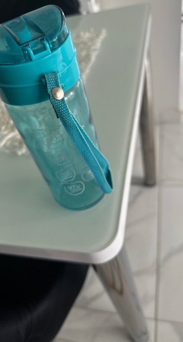 Pastel Mavi Çocuk Termos Şişesi - Görsel 2