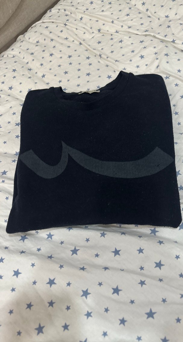 Siyah Baskılı Hamile Tişörtü, Kısa Kollu - Görsel 2