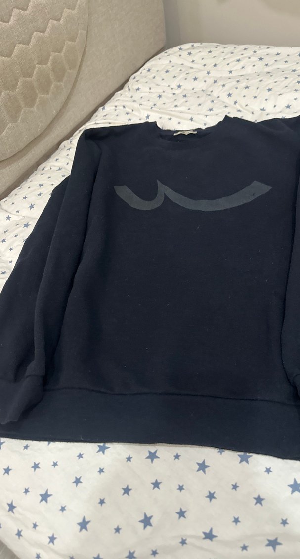 Siyah Baskılı Hamile Tişörtü, Kısa Kollu - Görsel 3