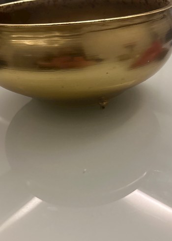 Parlak Altın Renkli Geleneksel Kase - Görsel 2