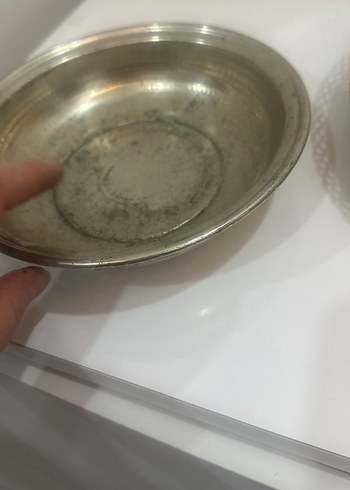 Parlak Bej Düz Tabak - Görsel 2