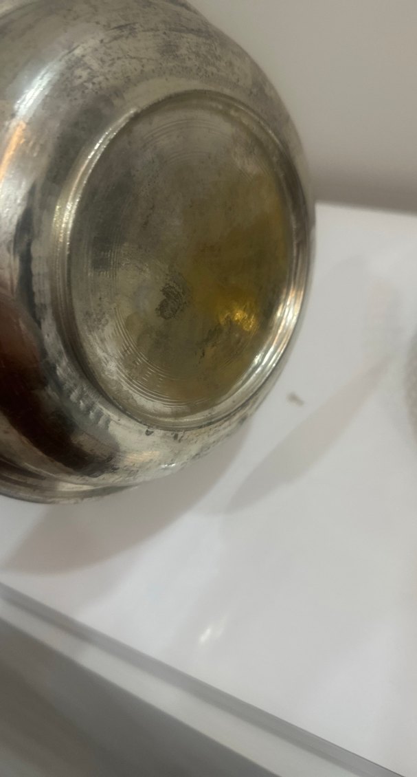 Parlak Bej Düz Tabak - Görsel 3