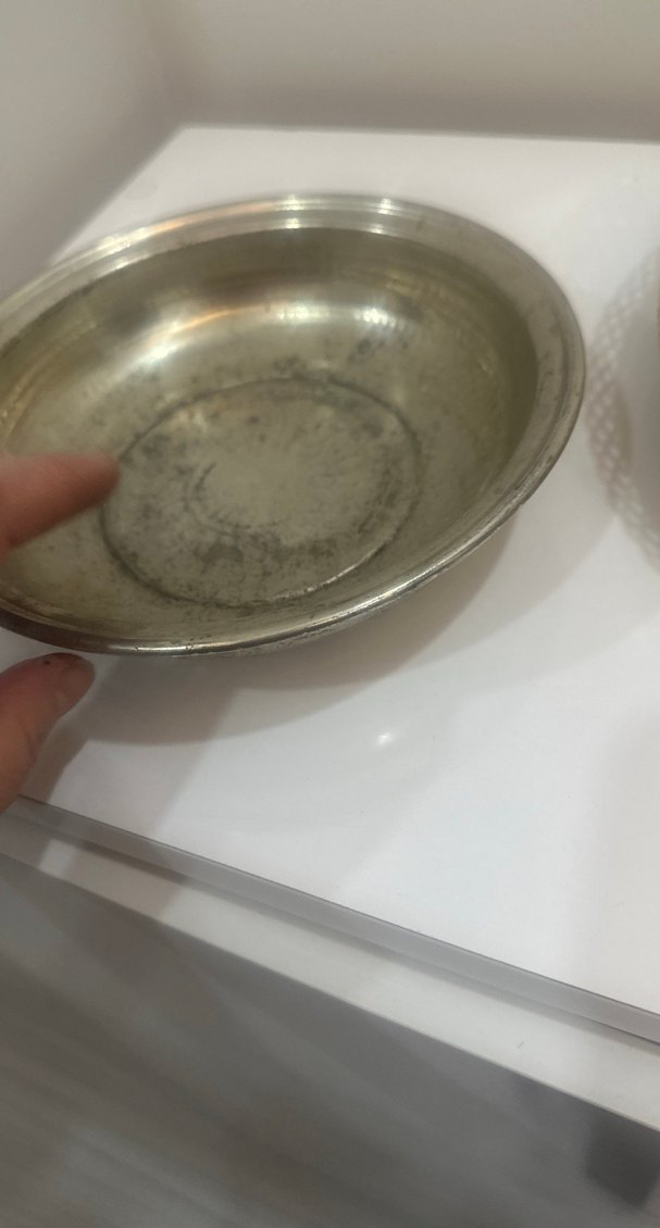 Parlak Bej Düz Tabak - Görsel 2