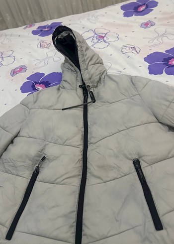 Gri Erkek Street Wear Mont - Görsel 2