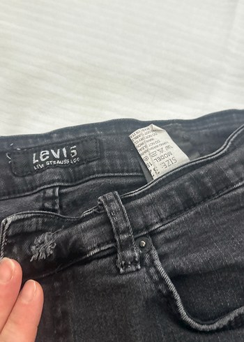 Gri Düğmeli Erkek Denim Pantolon - Görsel 4