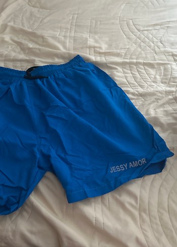 JESSYAMOR Mavi Erkek Mini Şort - Görsel 2