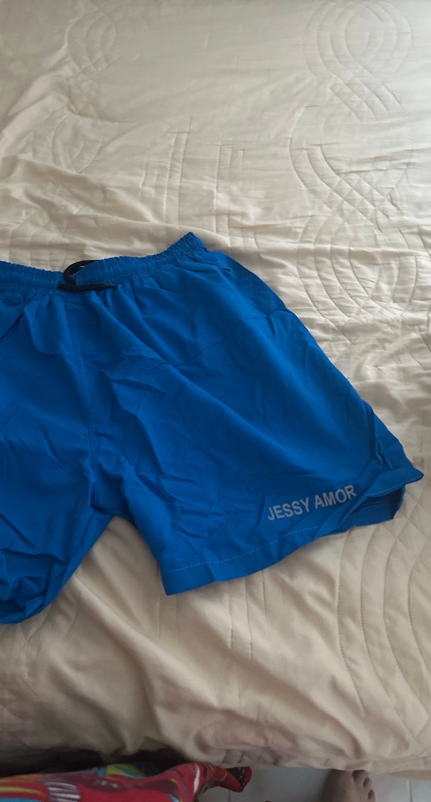 JESSYAMOR Mavi Erkek Mini Şort - Görsel 2