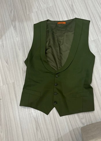 Zara Haki Yesil Kolsuz Yelek
