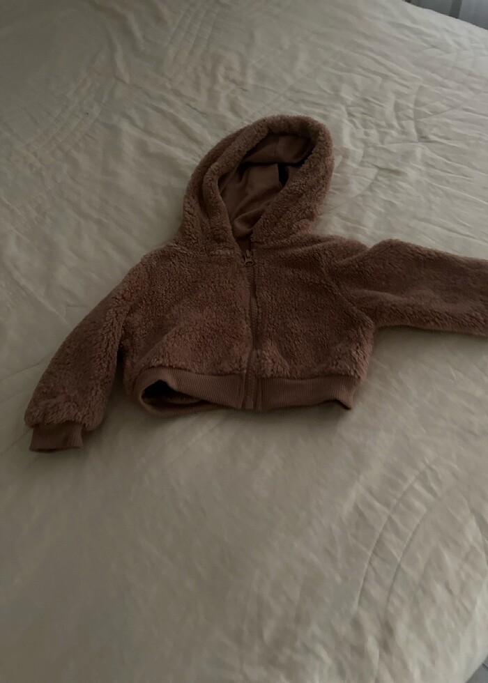 Bebek peluş hırka - Görsel 2