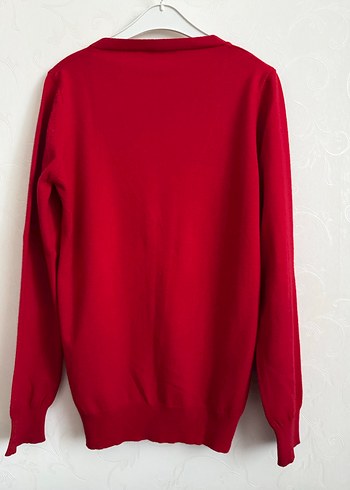 Fabrika Kırmızı Kadın Hırka - Görsel 2