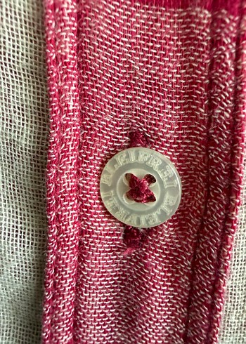 Kadın Pembe Gri Kareli Uzun Kollu Gömlek - Görsel 3