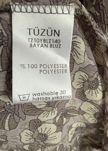 Tüzün Şifon Bluz - Görsel 5