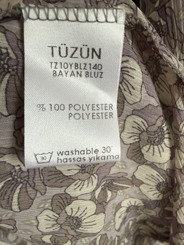 Tüzün Şifon Bluz - Görsel 5