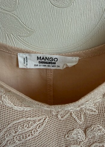 Mango Nakışlı Top - Görsel 3