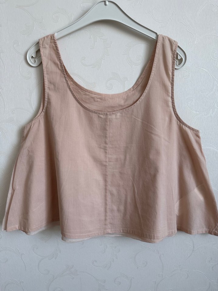 Mango Nakışlı  Top - Görsel 2